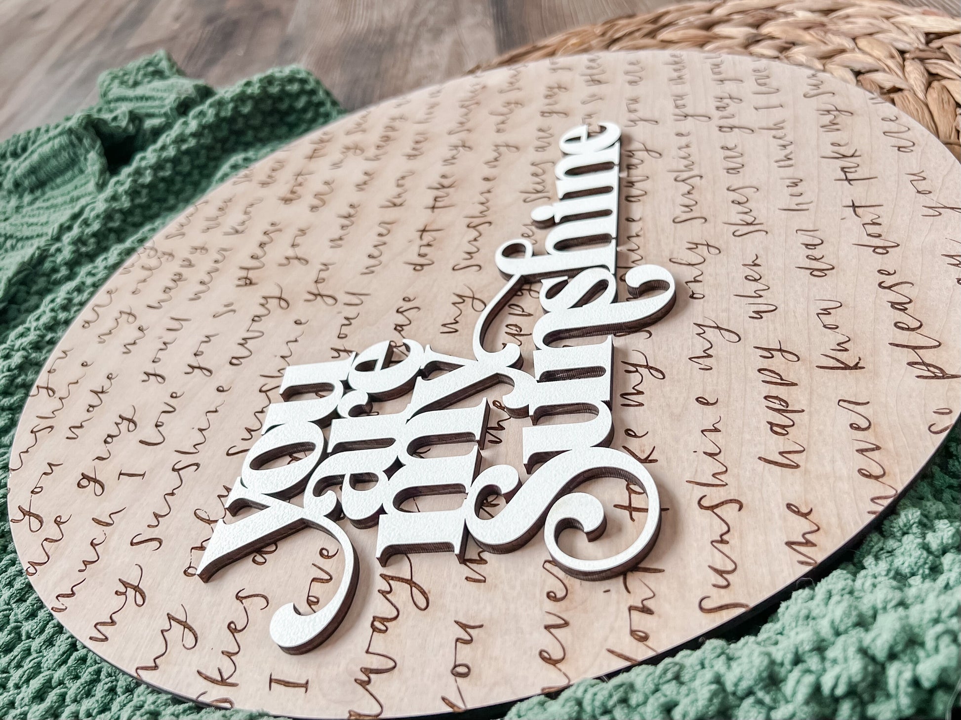 You Are My Sunshine Wood Sign