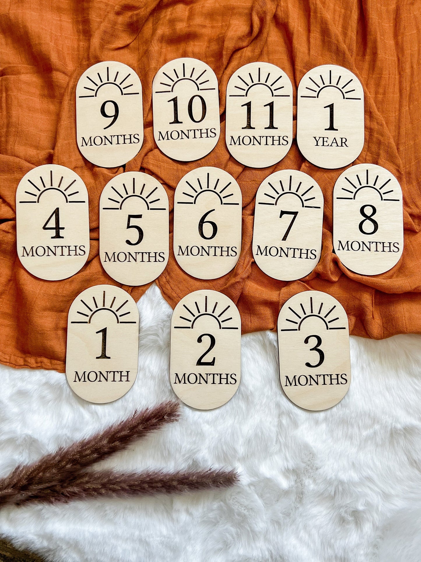Sunshine Milestone Markers
