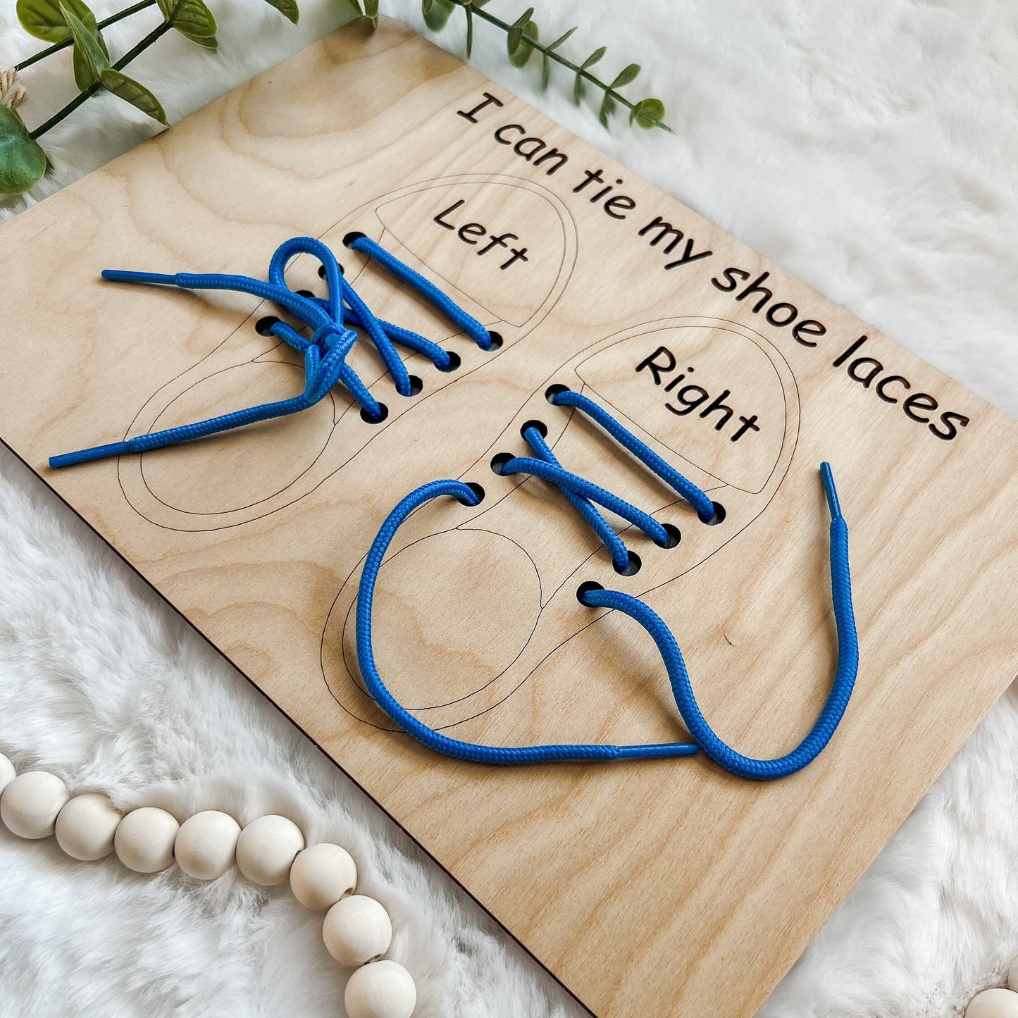 Shoe Lacing Board