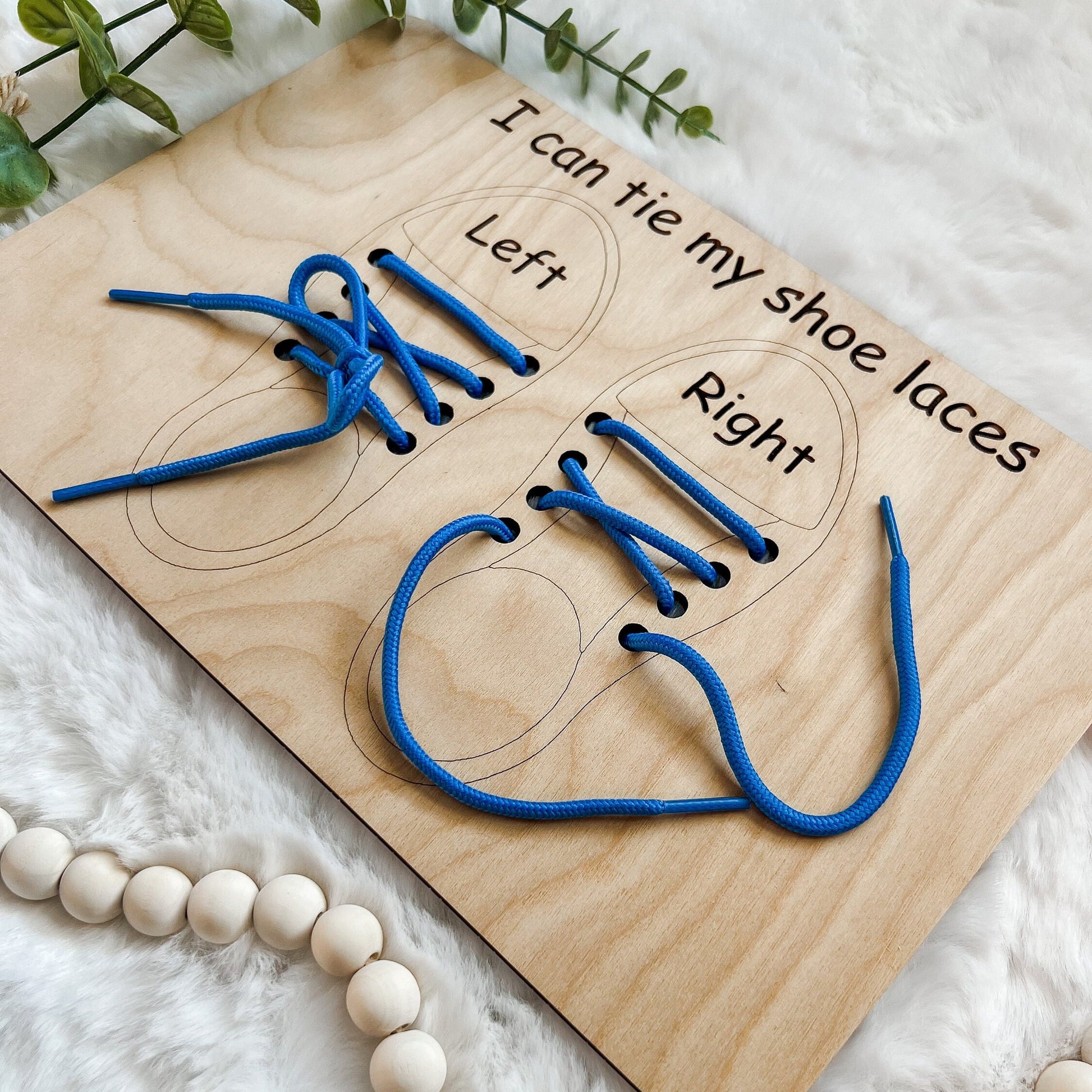 Shoe Lacing Board