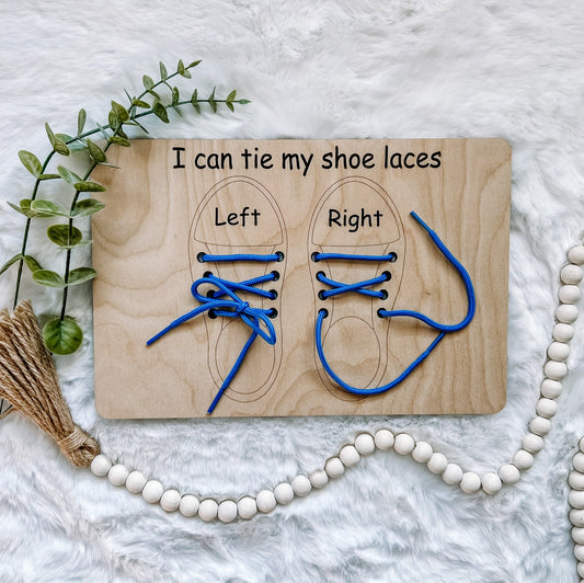 Shoe Lacing Board