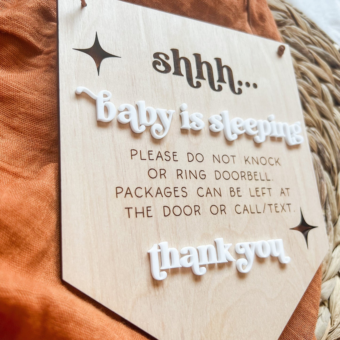 Baby Sleeping Door Hanger