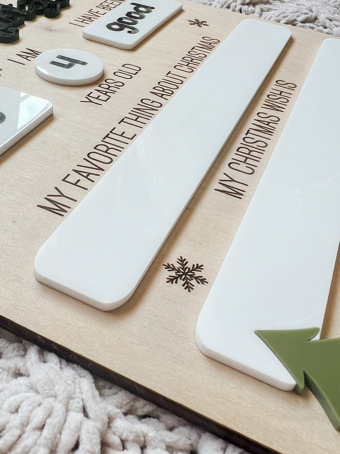 Dear Santa Christmas Board