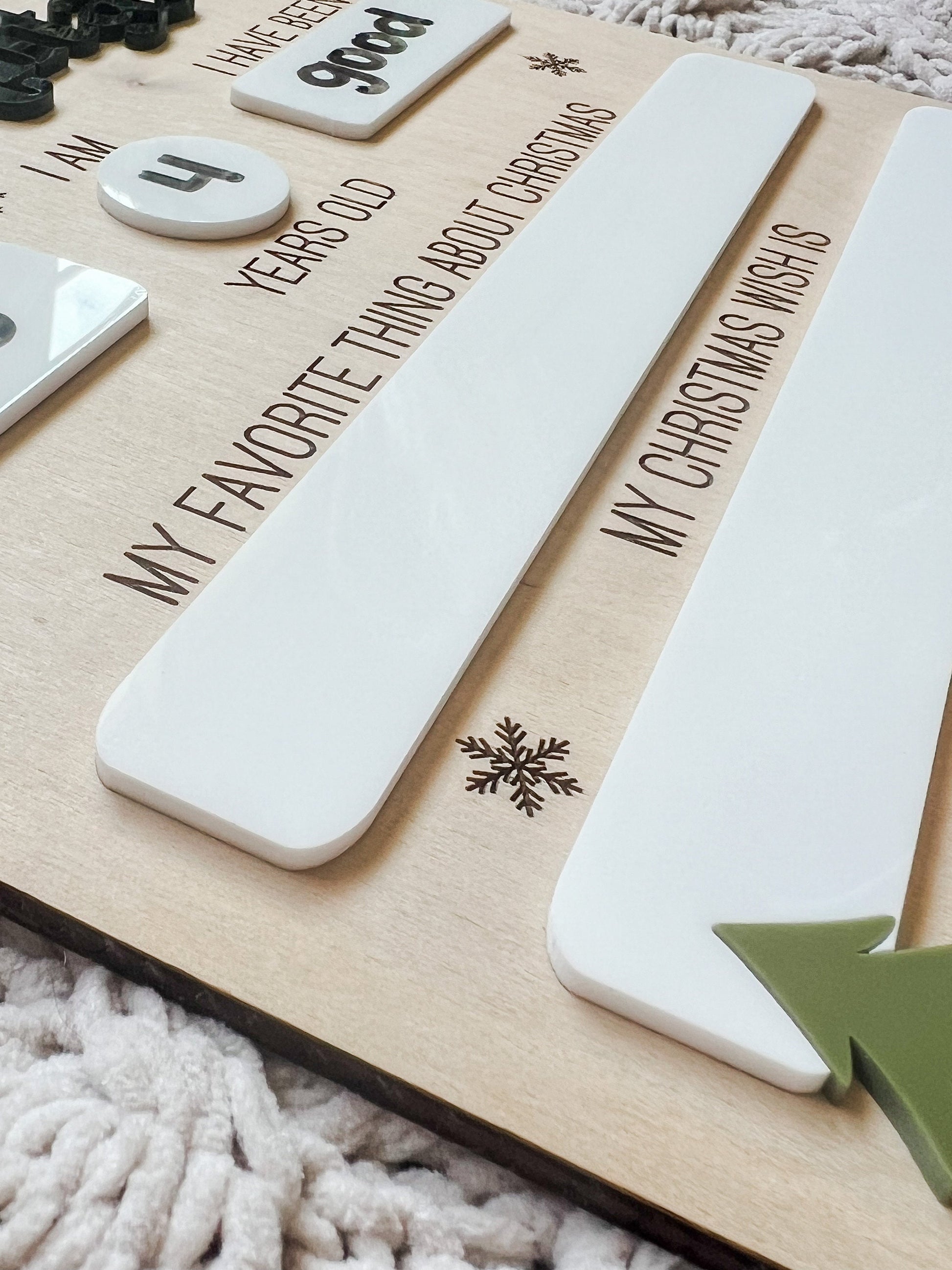 Dear Santa Christmas Board