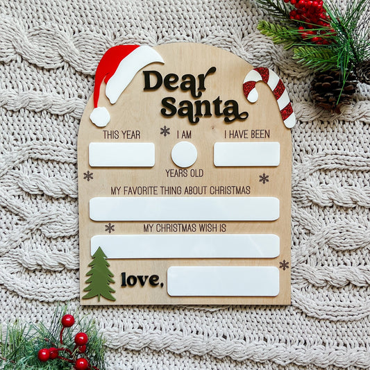 Dear Santa Christmas Board